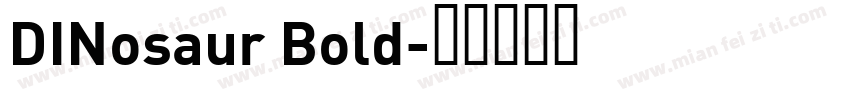 DINosaur Bold字体转换